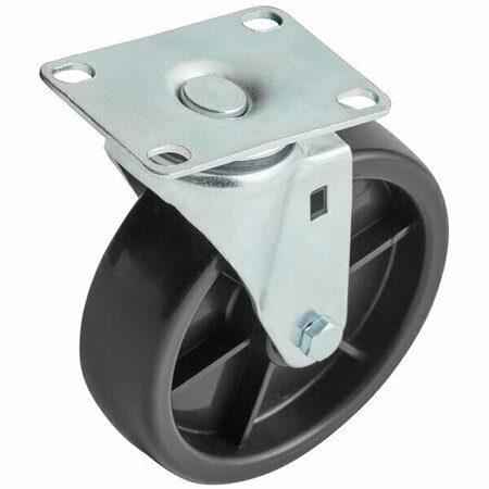 ASSURE PARTS 5in Replacement Swivel Plate Caster for Floor Fryers 190SPC5NB